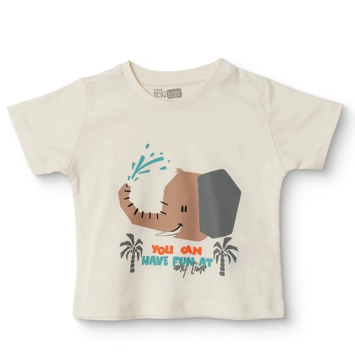HelloBaby Short Sleeve Jersey Baby T-Shirt (3-6 Months to 3-4 Years)