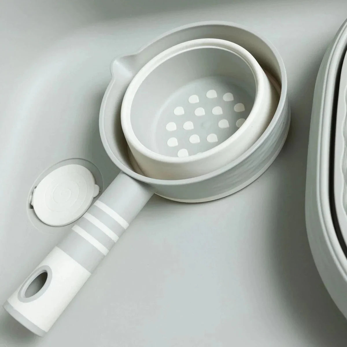 baby plus Bath Tube with Thermometer Set 3 pcs