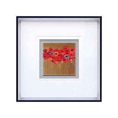 Poppies 2 Square Framed Wall Art