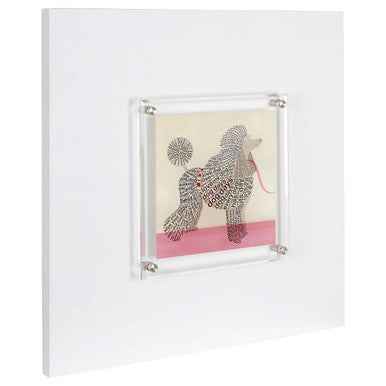 Framed Poodle Wall Art