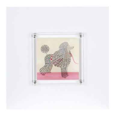 Framed Poodle Wall Art