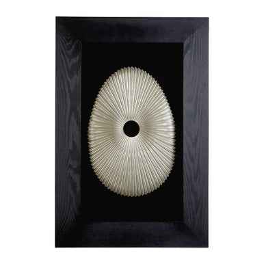 Nason Framed Oval Carving Wall Art