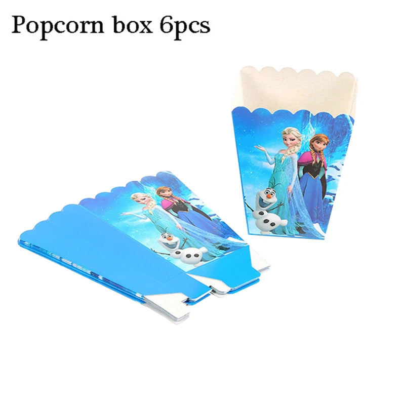 Frozen Anna Elsa Party Supplies – Disposable Plates Cups Napkins Balloons