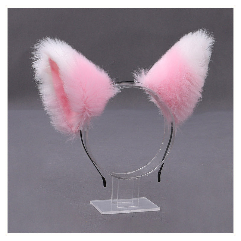 Hand-made Japanese Cute Lolita Plush KC Fox Ears