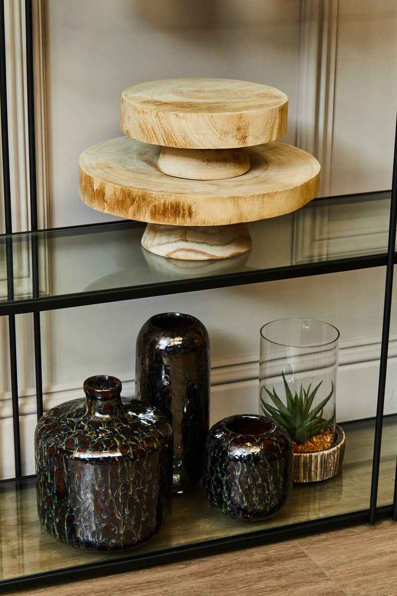 Fiori Small Succulent with Natural Stone Base