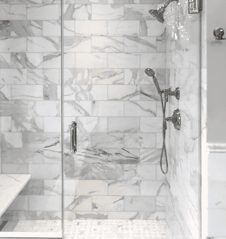 Calacatta Polished Italian Marble Tiles 150x305x10mm