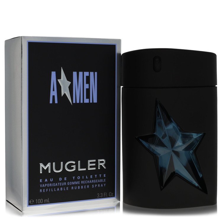 Angel by Thierry Mugler Refillable Eau De Toilette Spray in Rubber Flask, 1.7 oz/50 ml