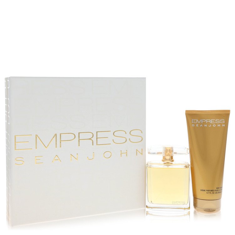 Empress by Sean John Gift Set – 3.4 oz (100 ml) Eau De Parfum and 6.7 oz (200 ml) Body Cream