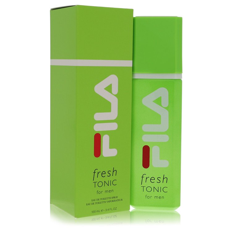 Fila Fresh Green Tonic Eau de Toilette Spray for Men, 3.4 oz / 100 ml
