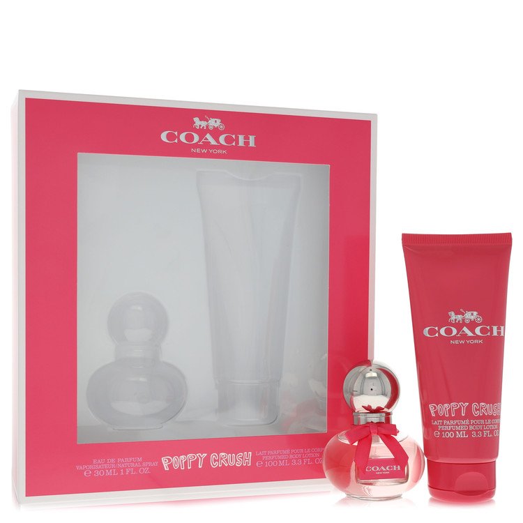 Coach Poppy Crush Gift Set – 1 oz (30 ml) Eau de Parfum & 3.3 oz (100 ml) Body Lotion