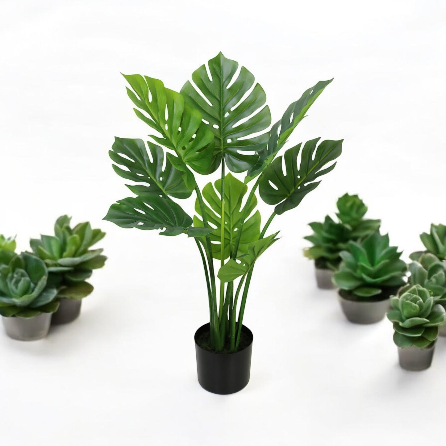 90CM ARTIFICIAL MONSTERA BONSAI TREE