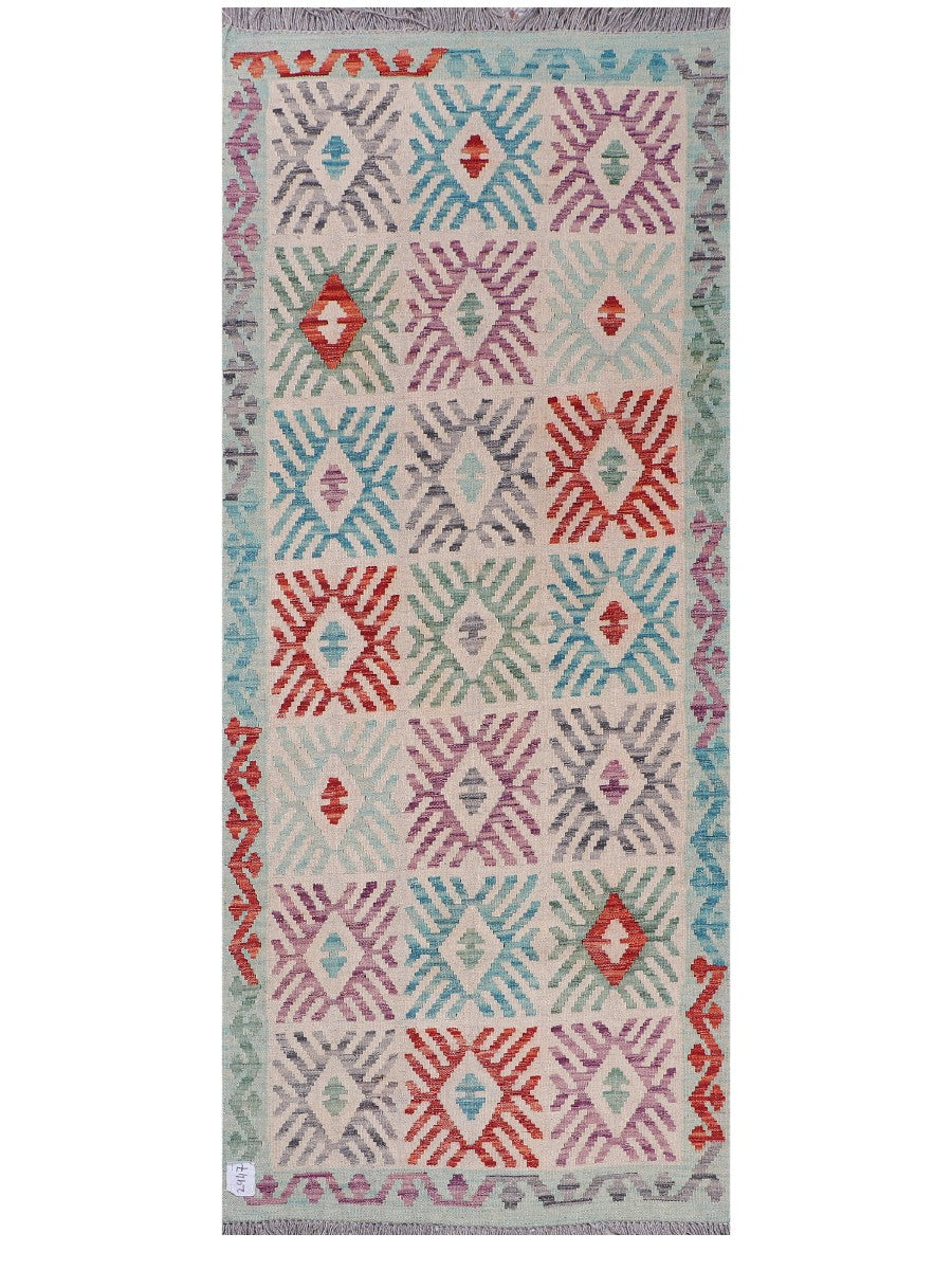 Maimana Kilim - 205 x 85 cm