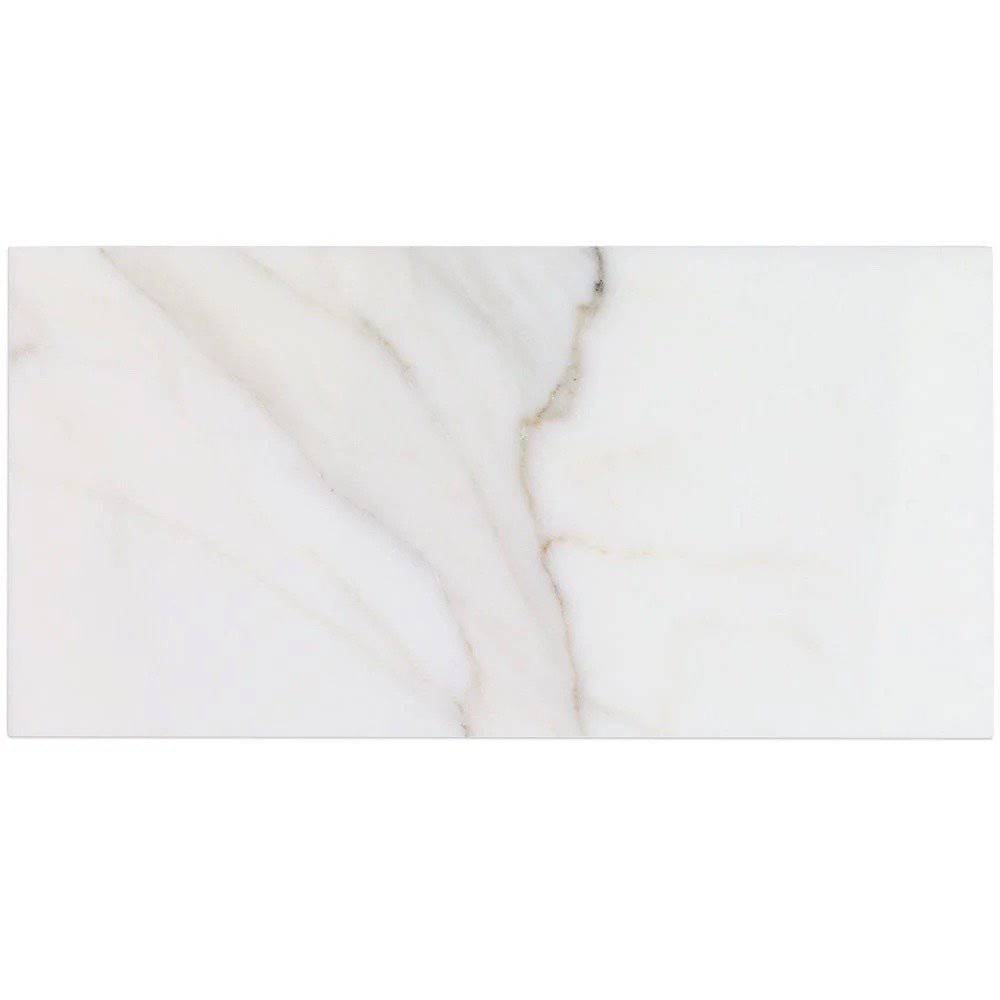 Calacatta Gold Italian Polished Subways Marble Tiles Subways 150x300x10mm