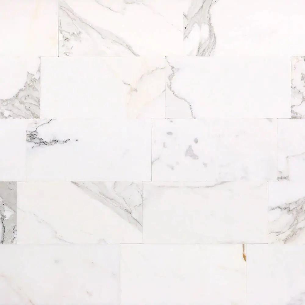 Calacatta Gold Italian Polished Subways Marble Tiles Subways 150x300x10mm
