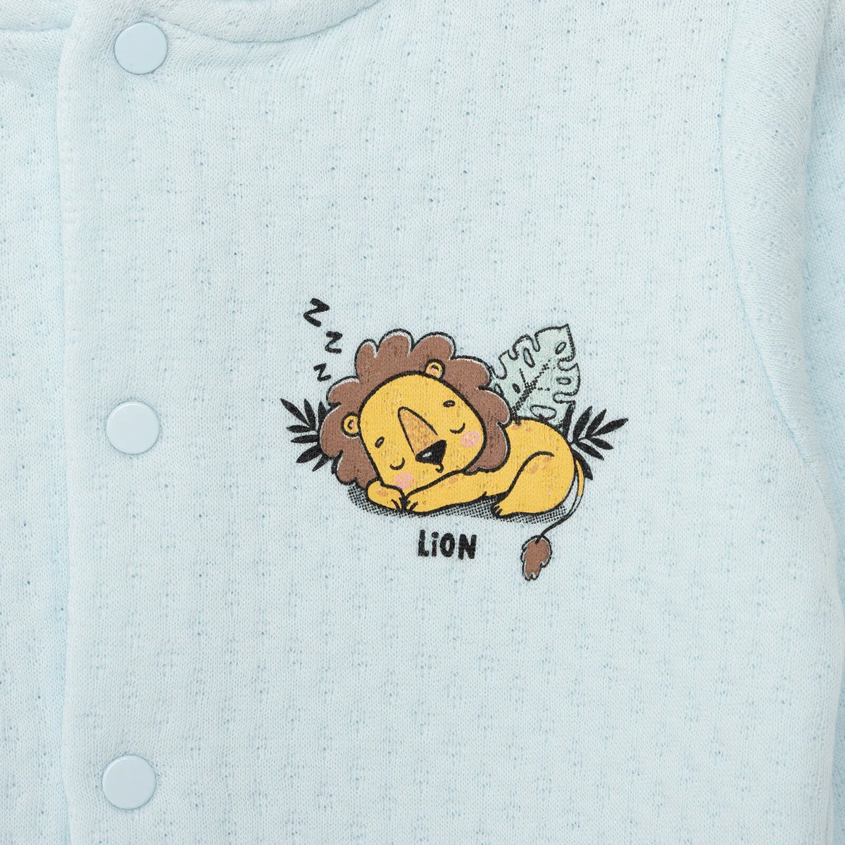 HelloBaby Lion Print Quilted Baby Cardigan (3 Months to 3 Years)