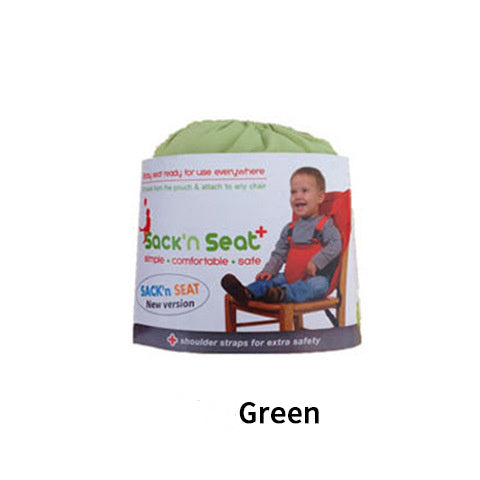 Portable Baby Dining Chair with Safety Belt - Foldable Travel Seat