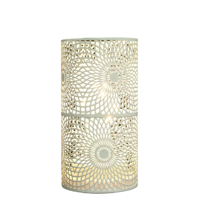 2Pcs/set  Battery Powered Table Lamp Modern Cylinder Lamp