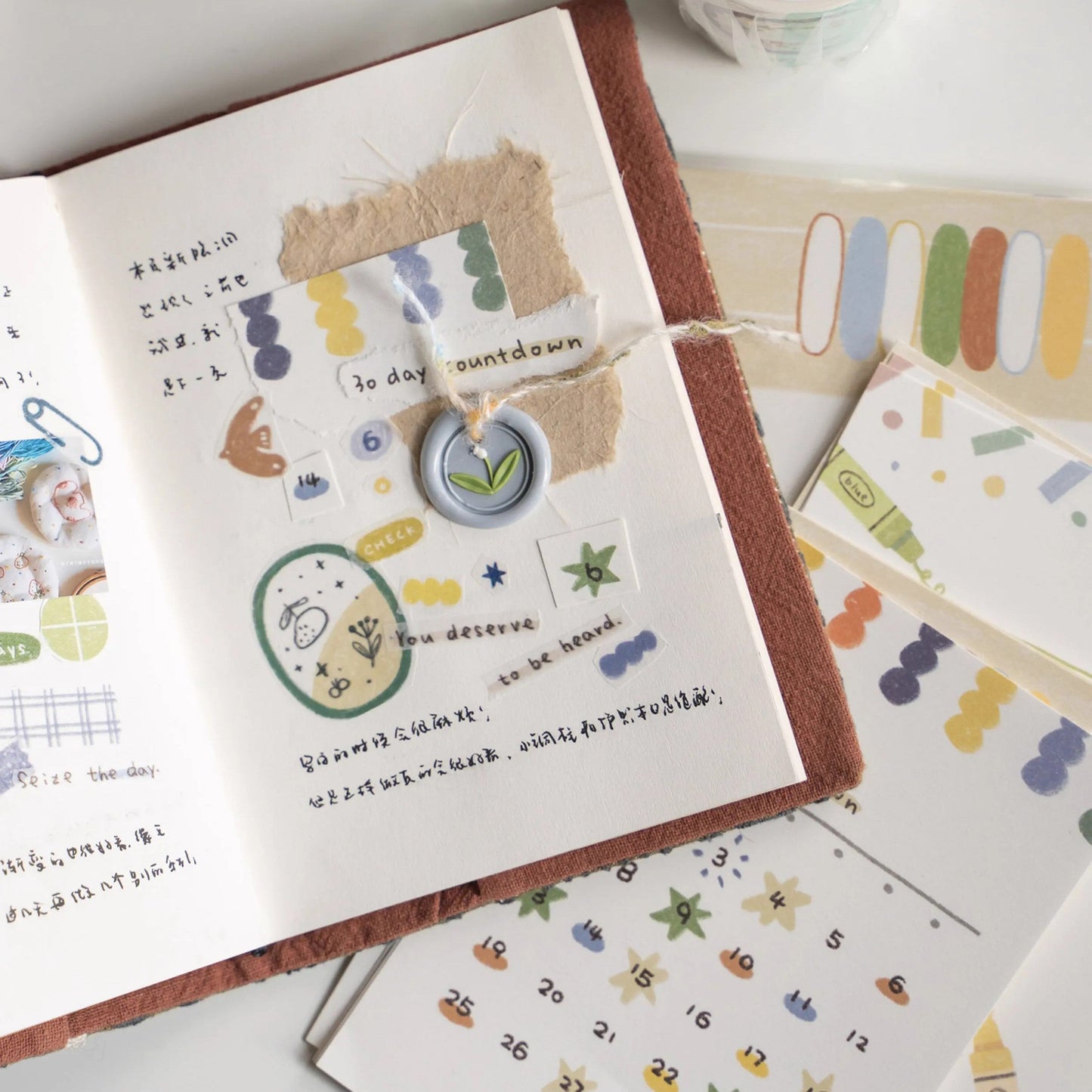 Orange Studio | Season Grid Memo Note Pad