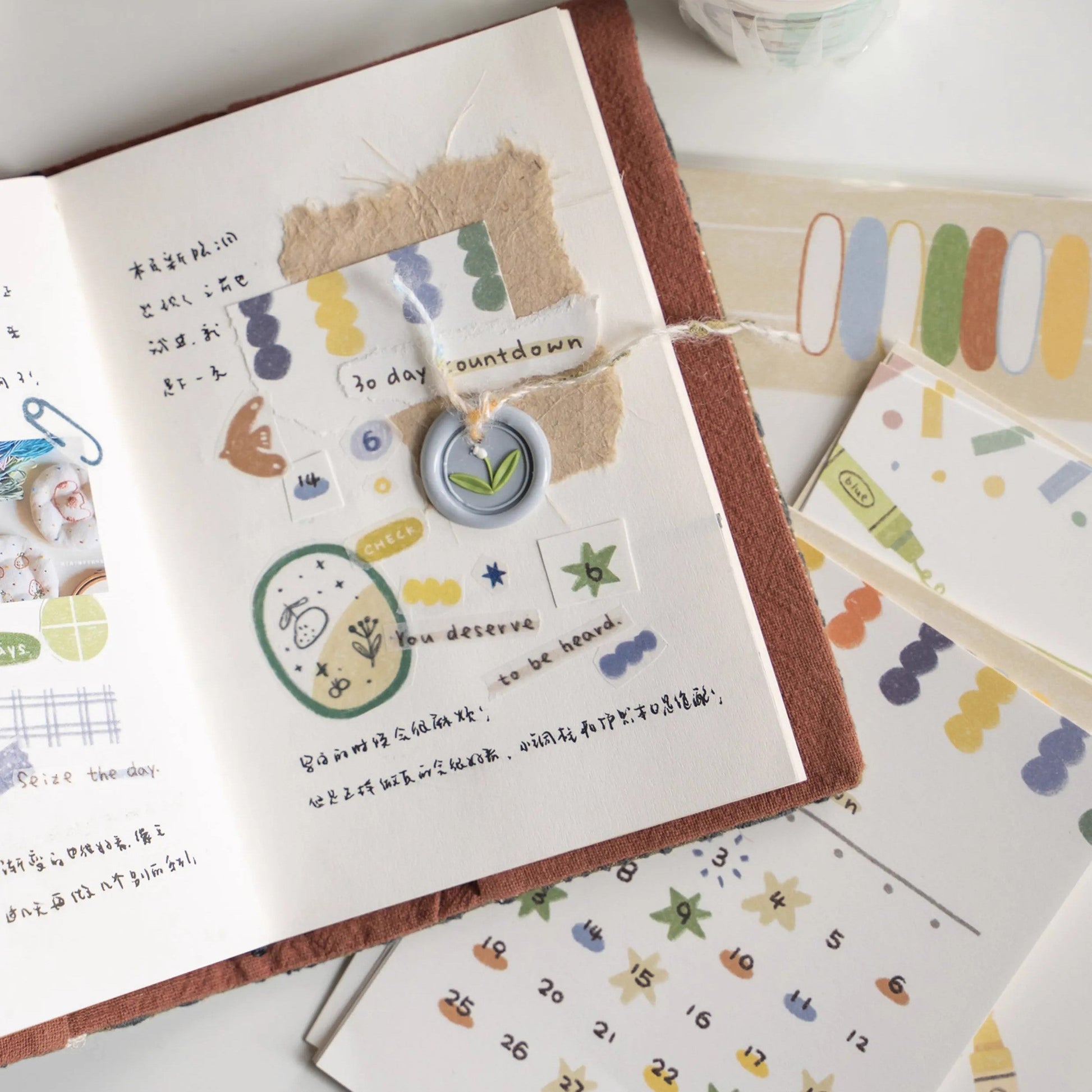 Orange Studio | Season Grid Memo Note Pad