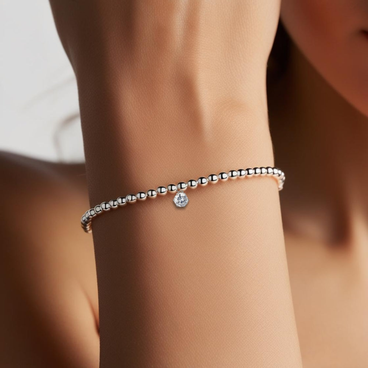 18th Birthday Cubic Zirconia Silver Bracelet & Gold Balloons Mini Gift Hamper | Eightenth Gift | Girls 18th Birthday Gift Set UK