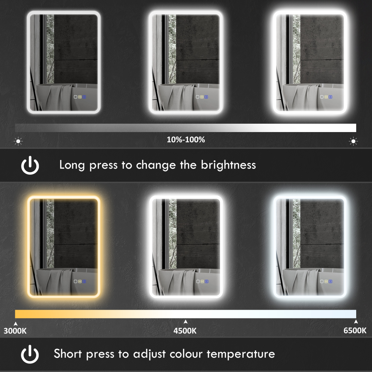 Bathroom Cabinet with Mirror