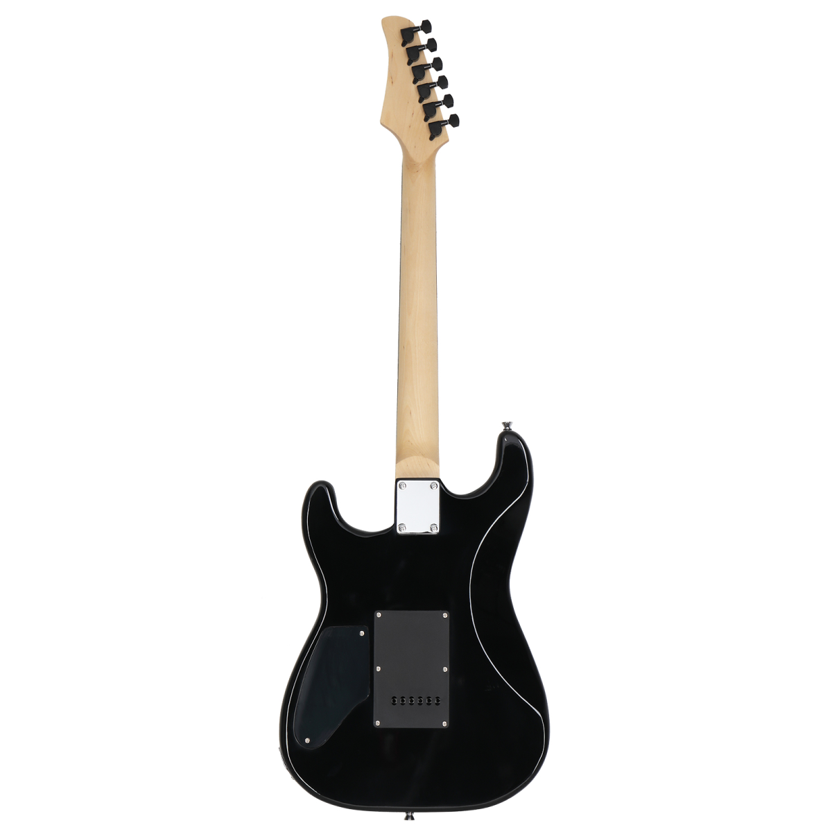 GST Stylish H-H Pickup Tiger Stripe Electric Guitar Kit with 20W AMP Bag Guitar Strap Black