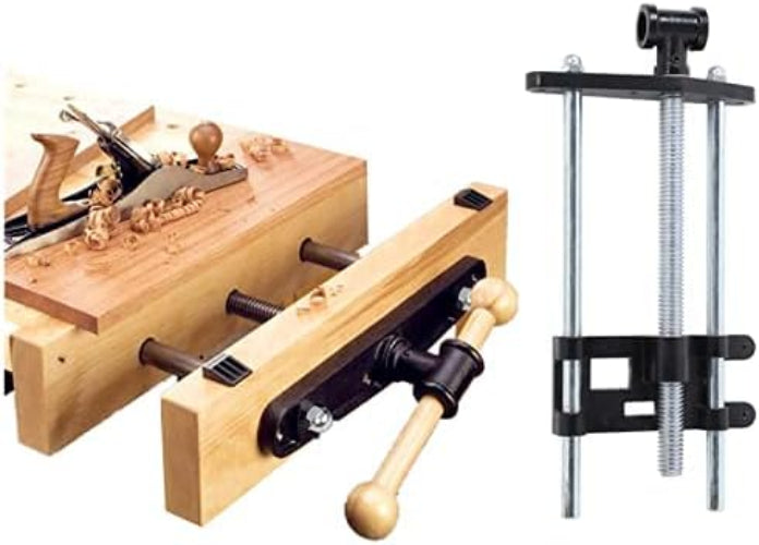 10.5" Steel Front Bench Vise – Heavy Duty Table Clamp for Woodworking & More