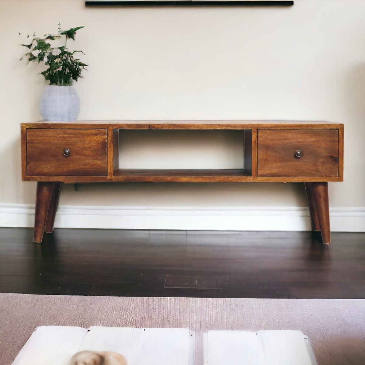 Artisan Furniture Solid Wood Classic Chestnut Coffee Table