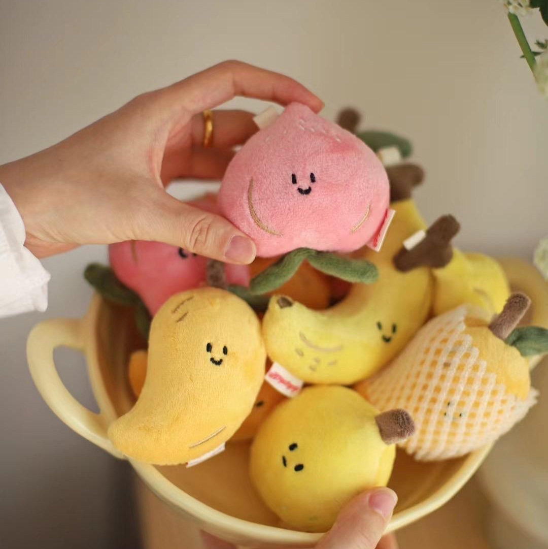 Daily White | Peach Bag Charm