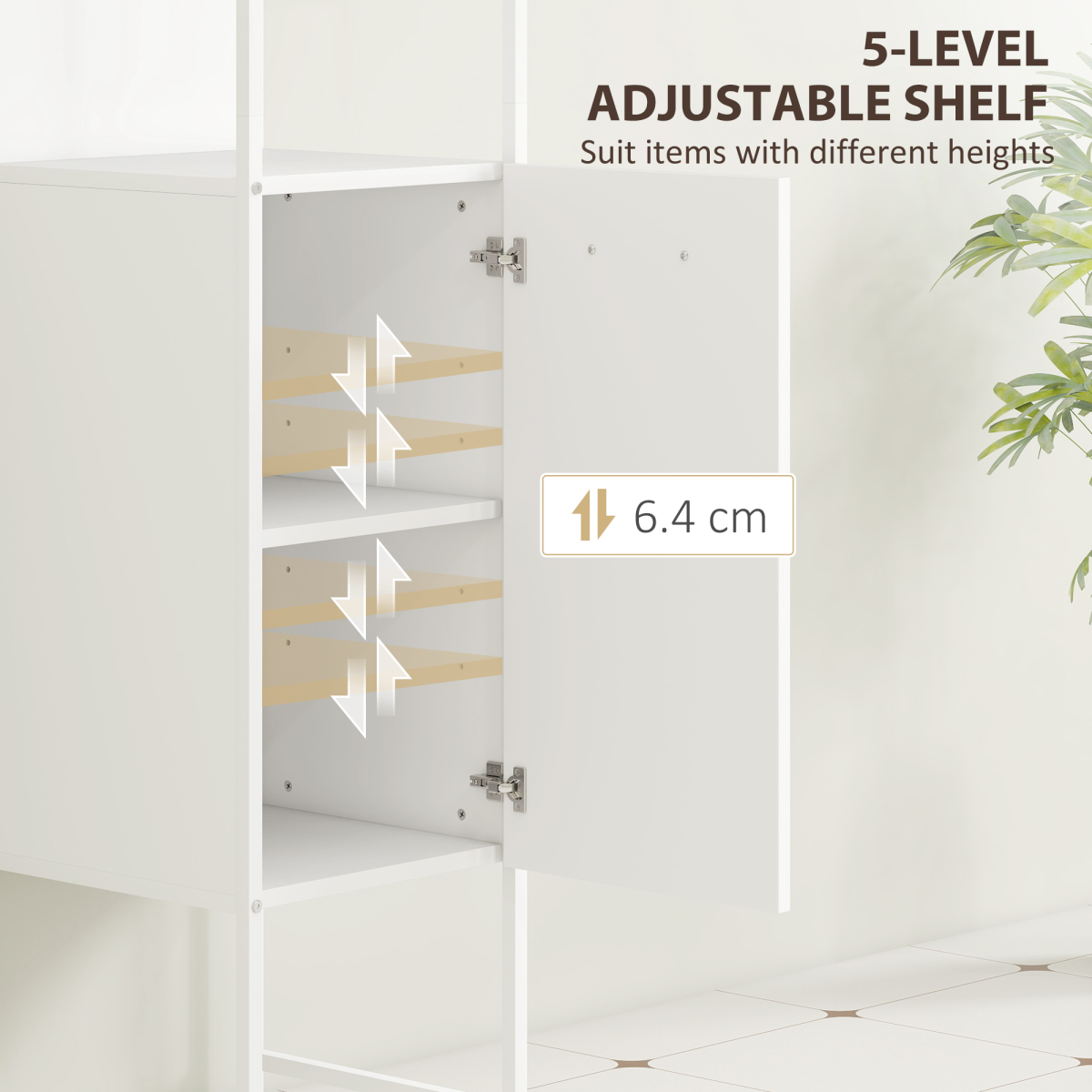 Bathroom Storage Cabinet-White