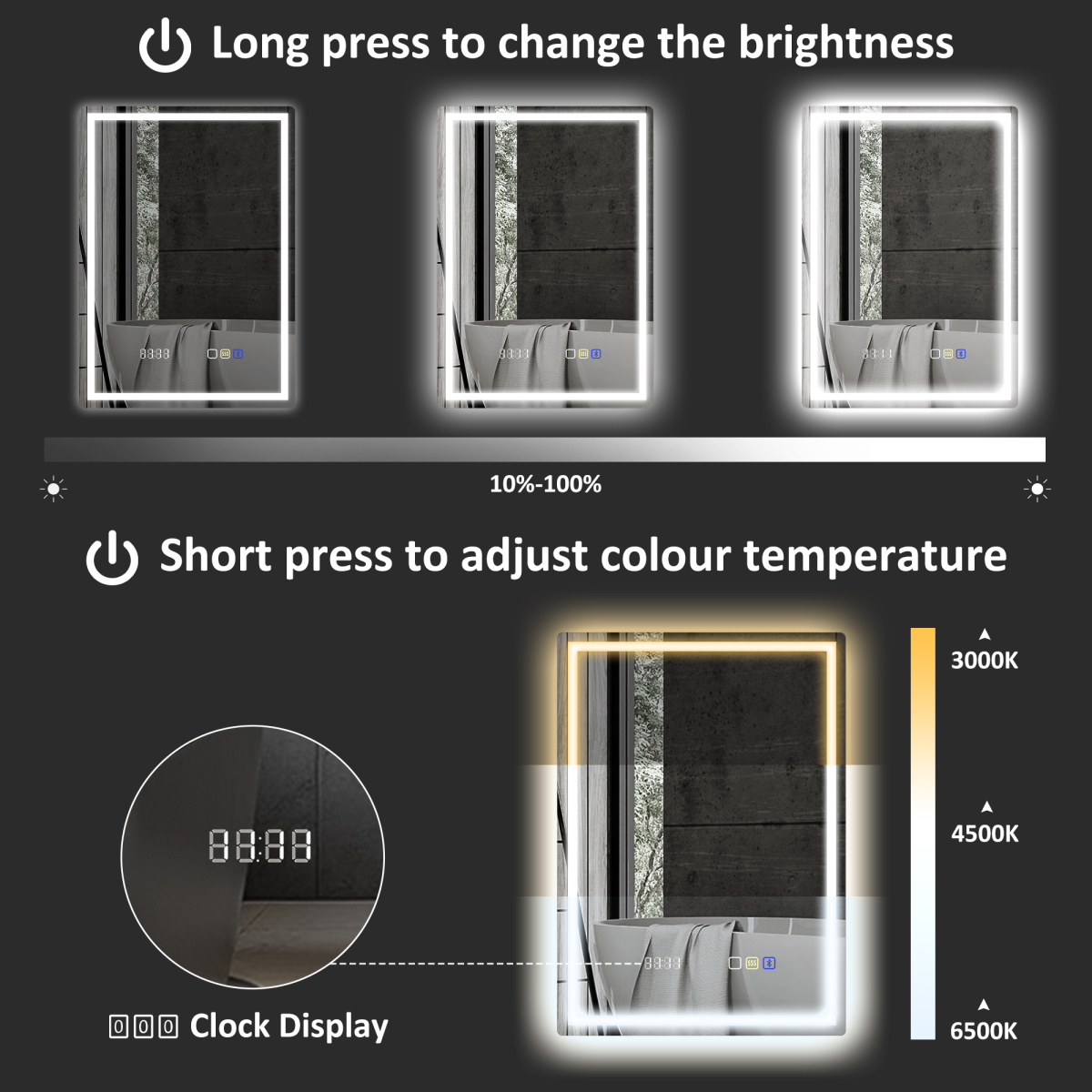 Bathroom Cabinet with Mirror