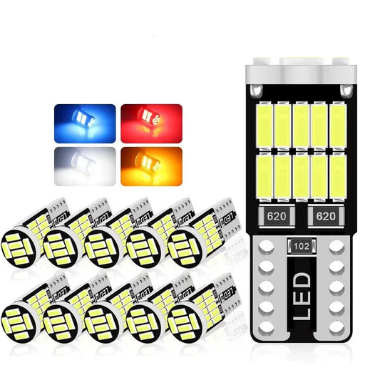 2/6/10/20/30/40/50pcs T10 W5W 194 501 Led Canbus