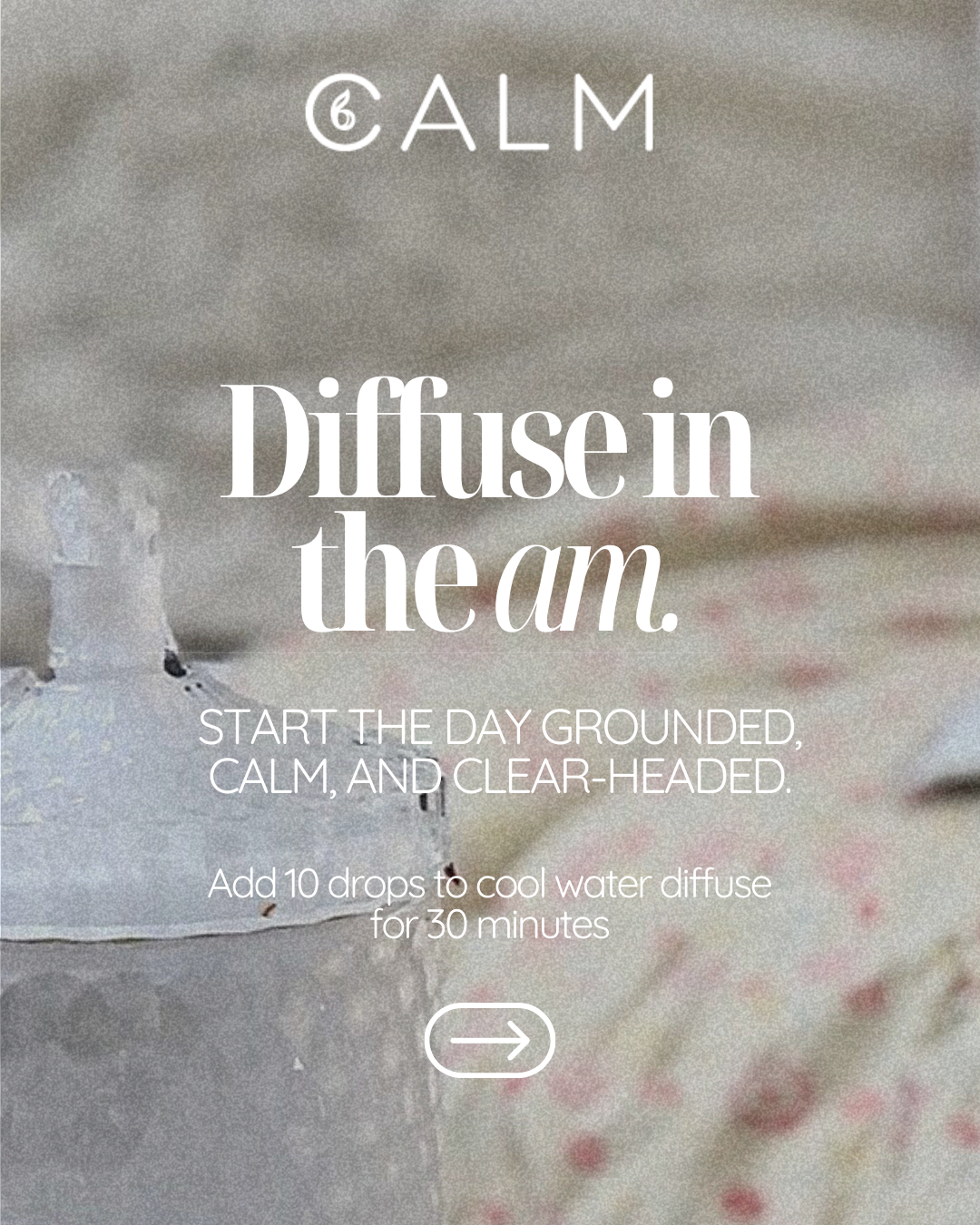 Hand-Painted Cut Glass Aroma Diffuser