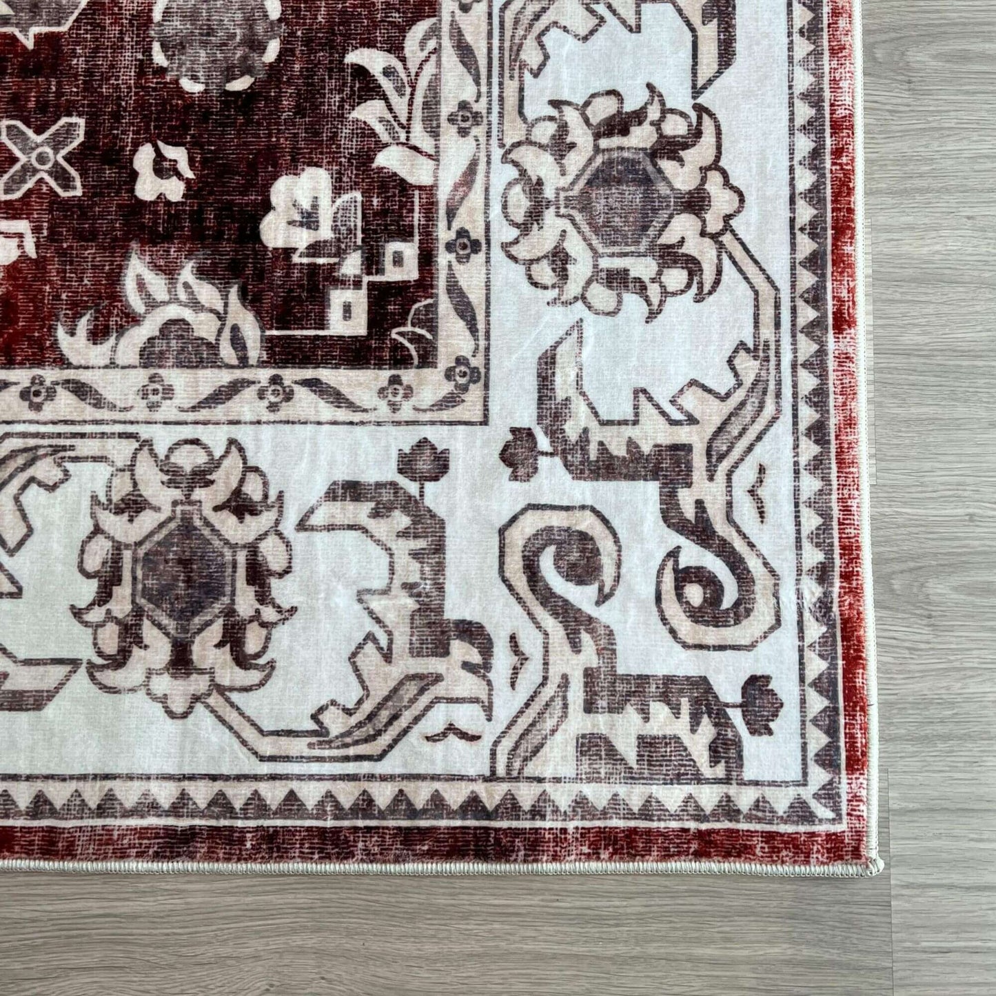 Jasru Vintage Washable Rug