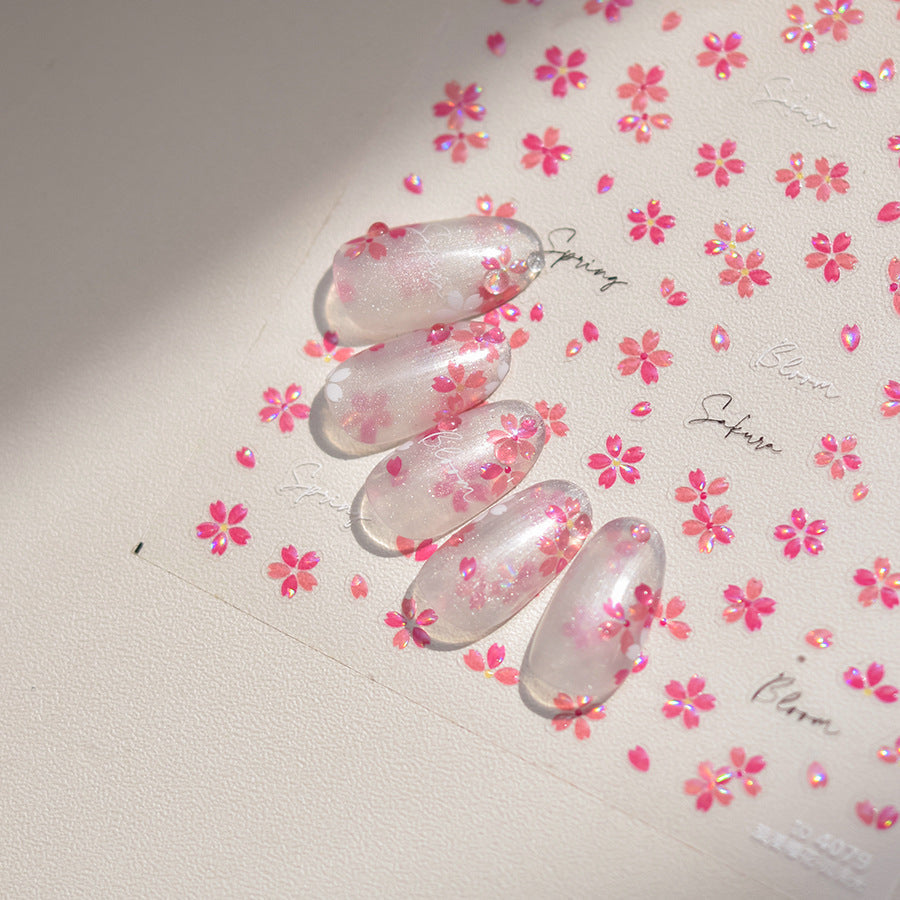 Hello Claws | Jelly Cherry Blossom 5D Nail Deco Sticker