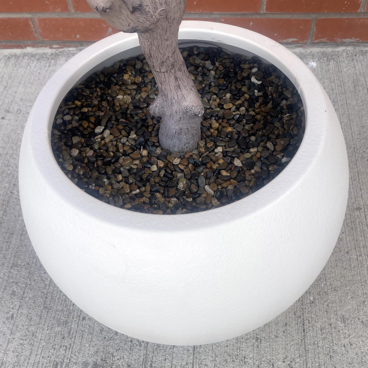 200cm XXL Artificial Olive Tree with Decorative Planter