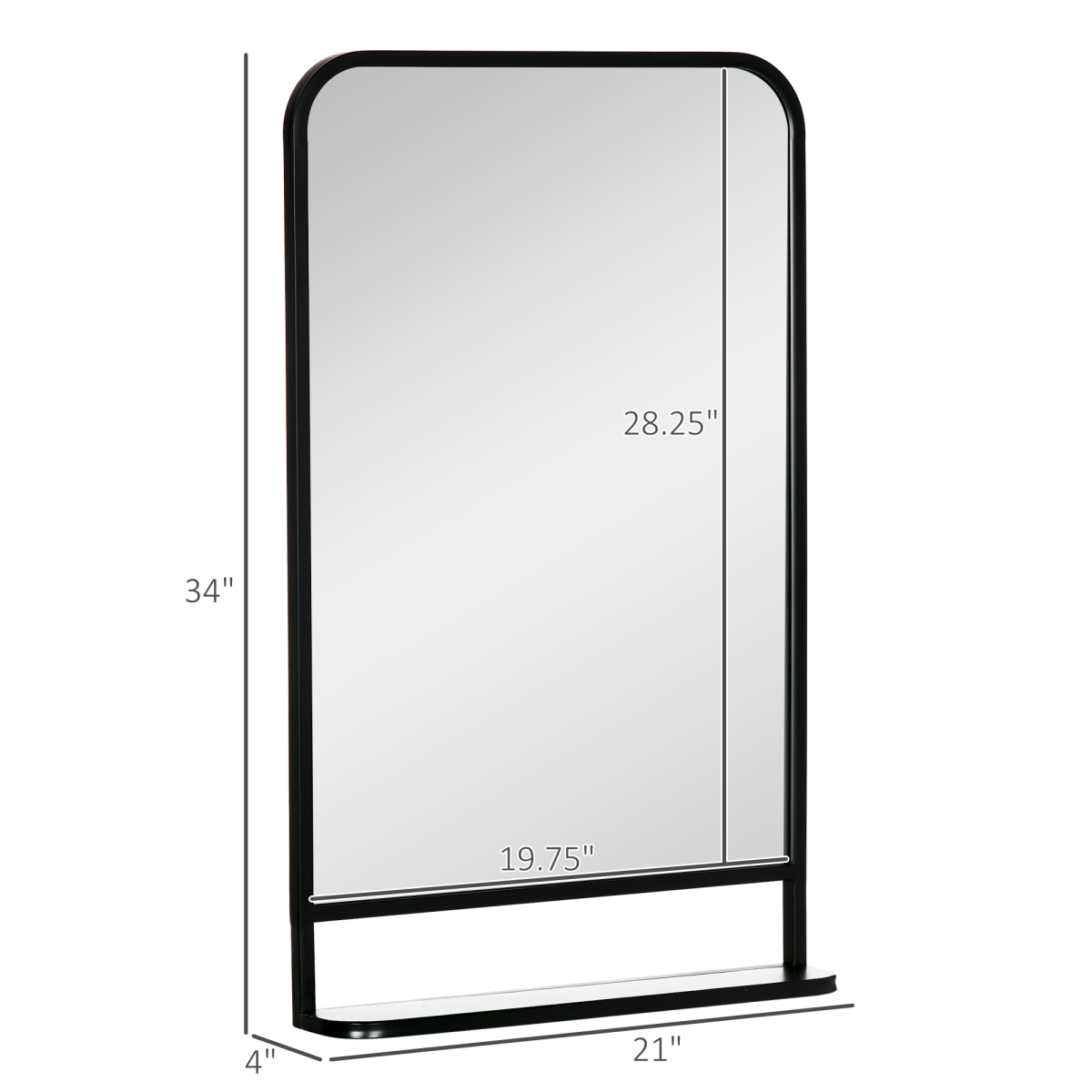 Bathroom Cabinet with Mirror ( Amazon Shipping)（Prohibited by WalMart）