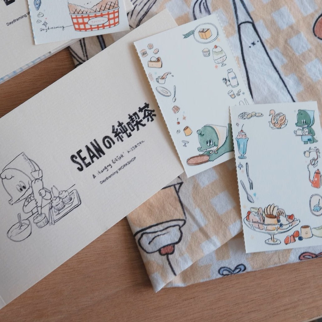 A Gator Life | Lovely Bunny And Crocodile Memo Notepad