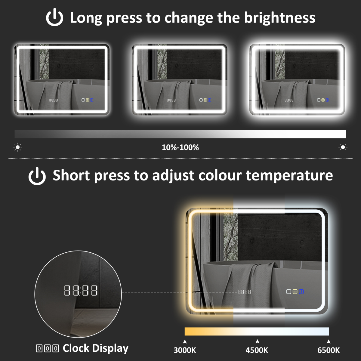 Bathroom Cabinet with Mirror