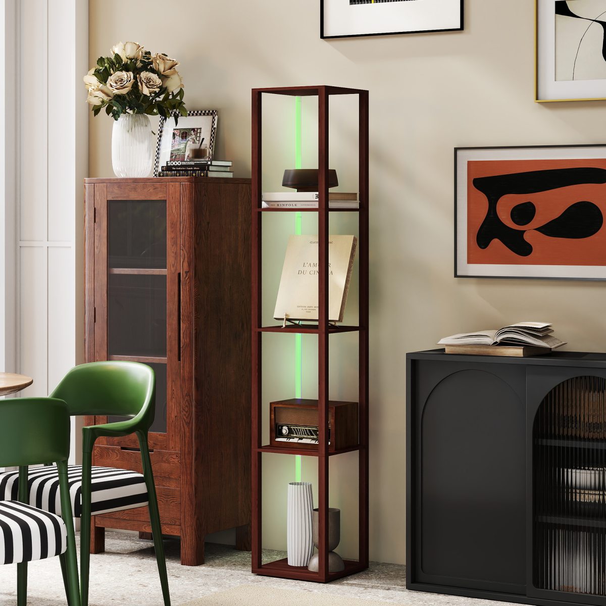 Bathroom Storage Cabinet-White