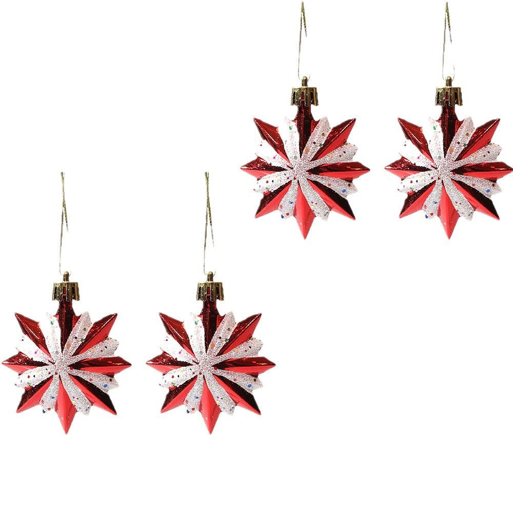 Christmas Painted Special-shaped Ball Pendant