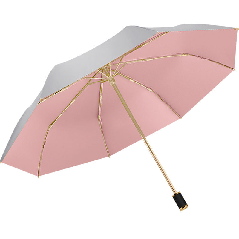 Double-layered Tri-fold Dual-use Umbrella