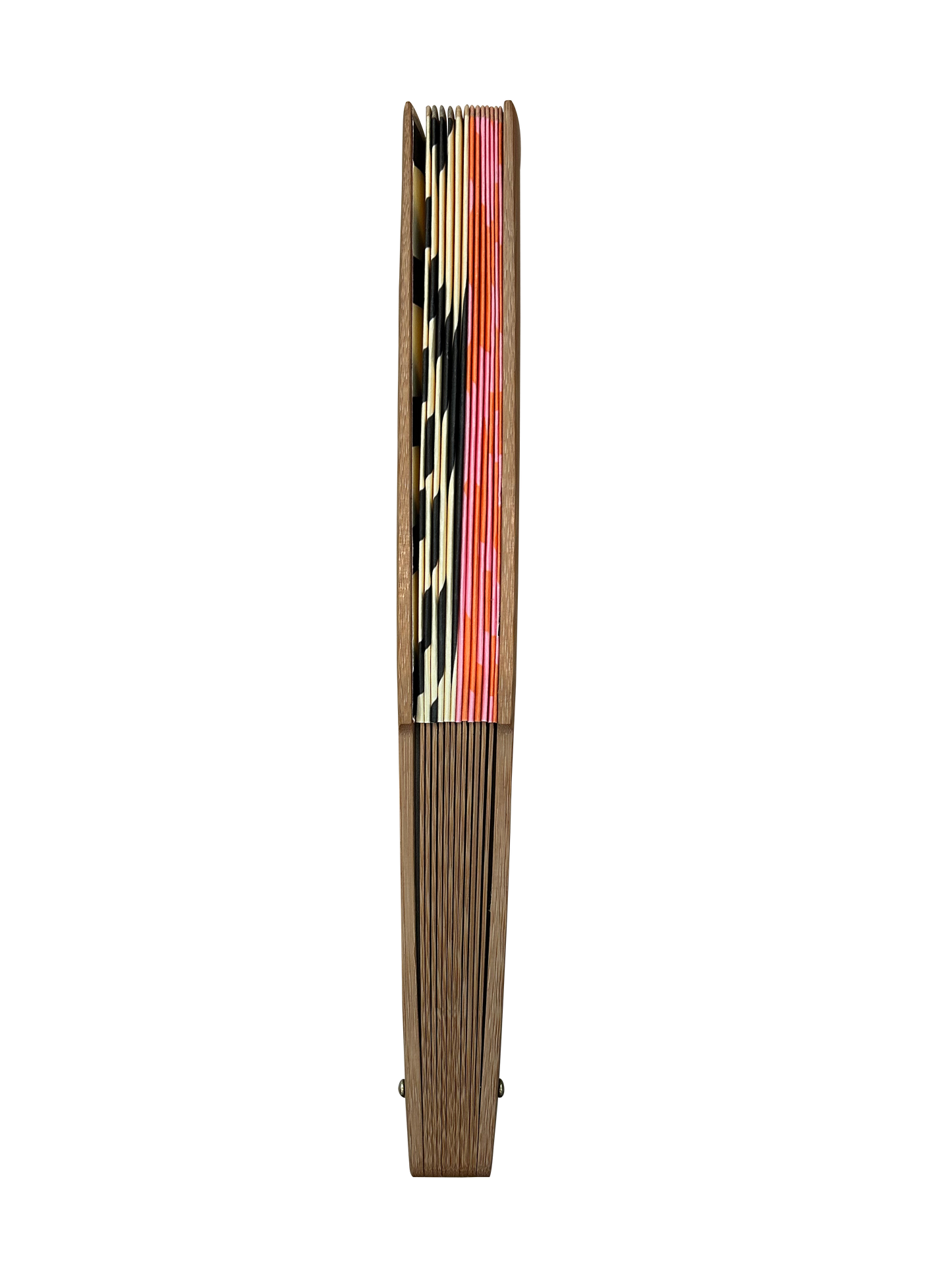 Deconstructed Hand Held Fan in Bamboo