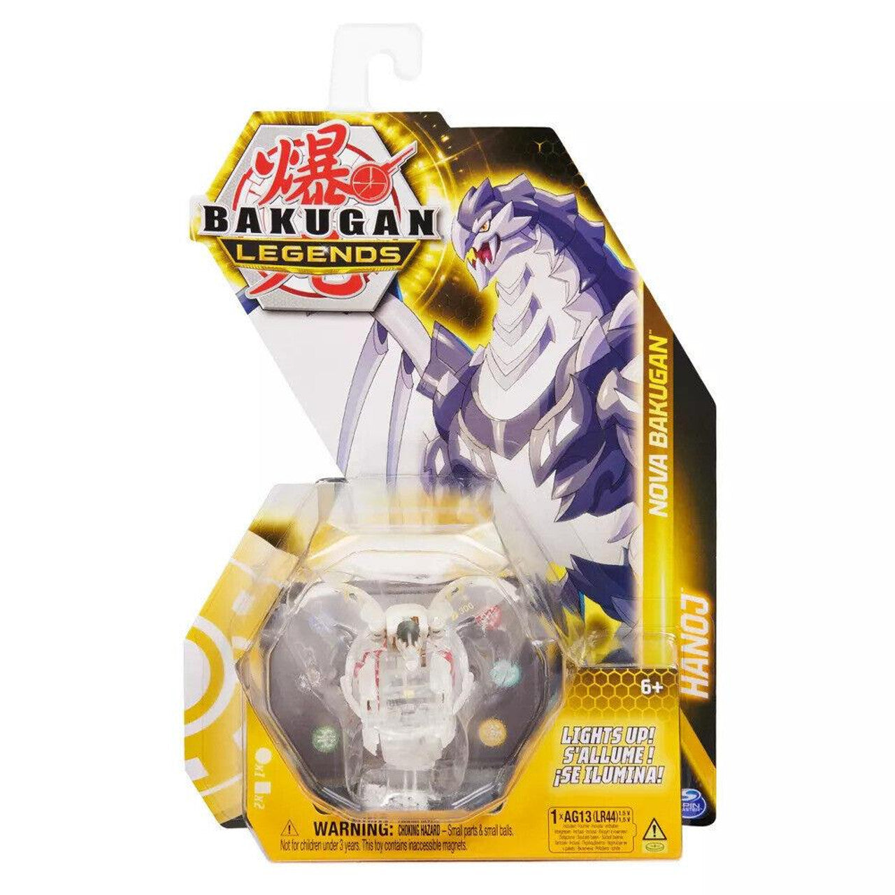 Bakugan Legends - Light-Up Collectable Action Figure with Trading Card