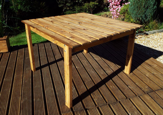 Charles Taylor Trading Large Square Dinning Table Brown