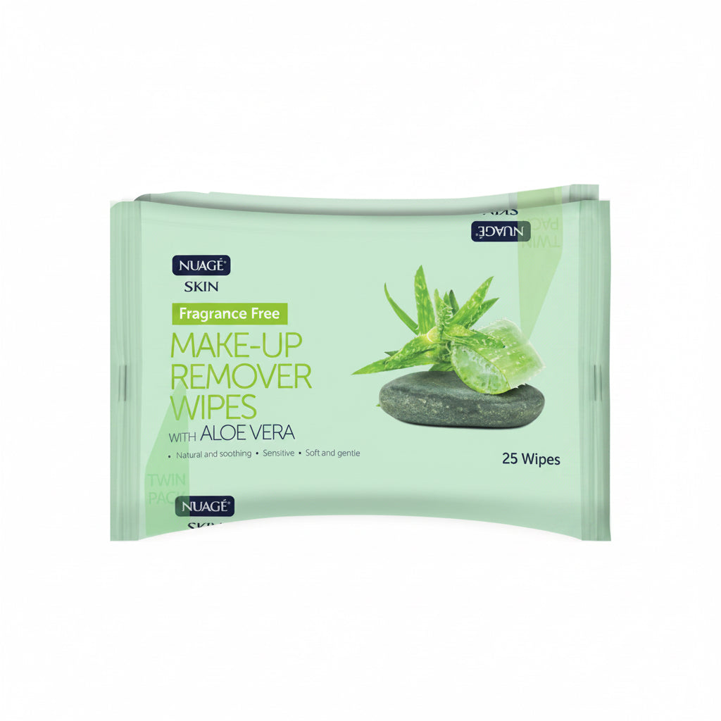 Nuage makeup remover wipes twin pack