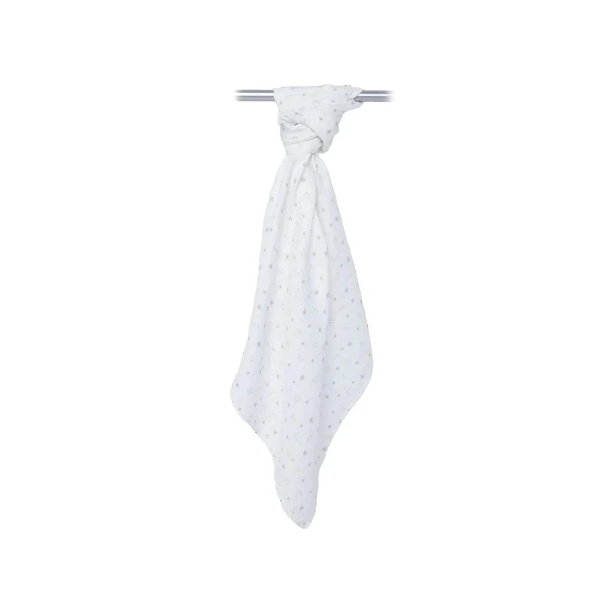 Mollia Star Print Muslin Baby Blanket (90 x 110 cm)