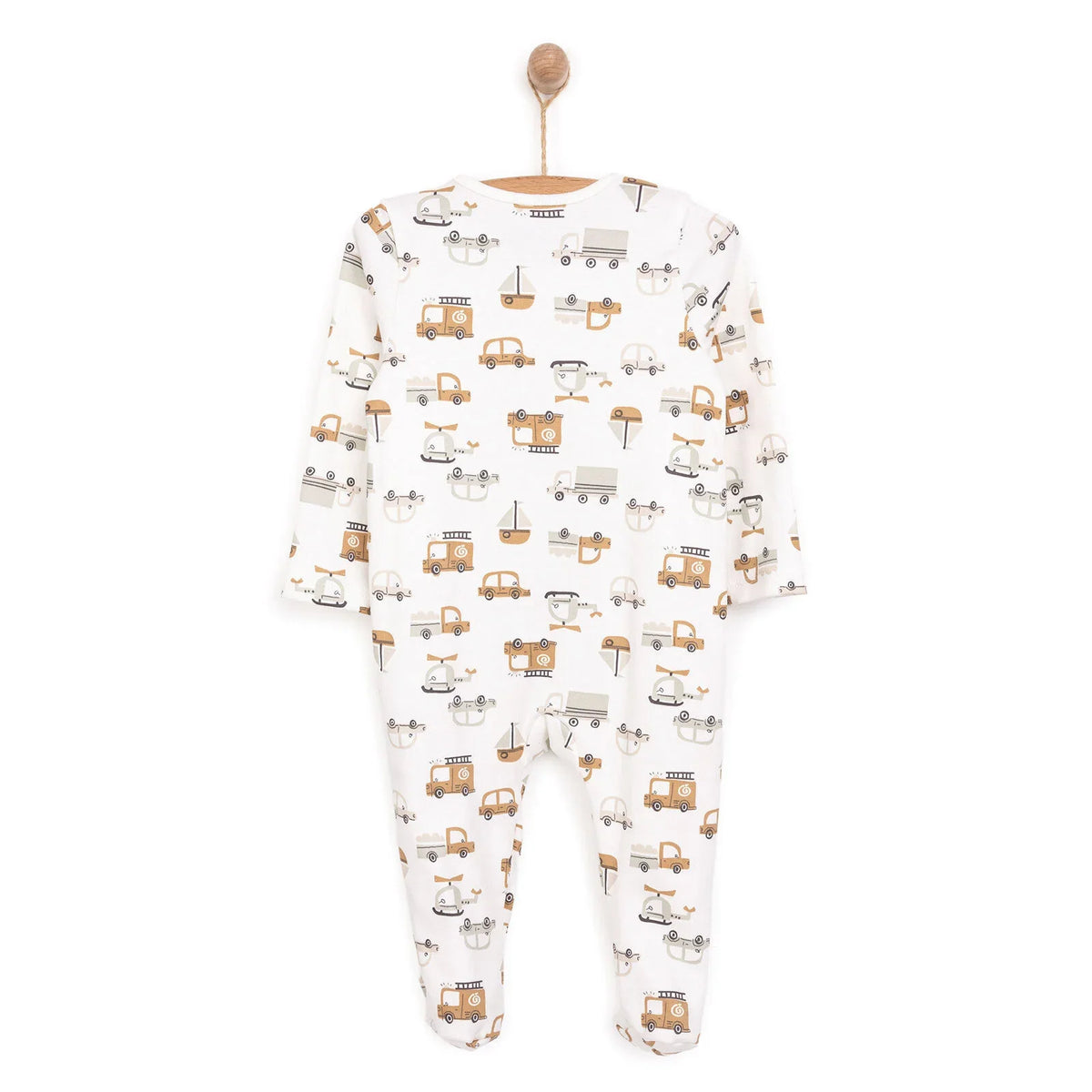 HelloBaby Long Sleeve Baby Sleepsuit with Feet (Newborn to 9 Months)