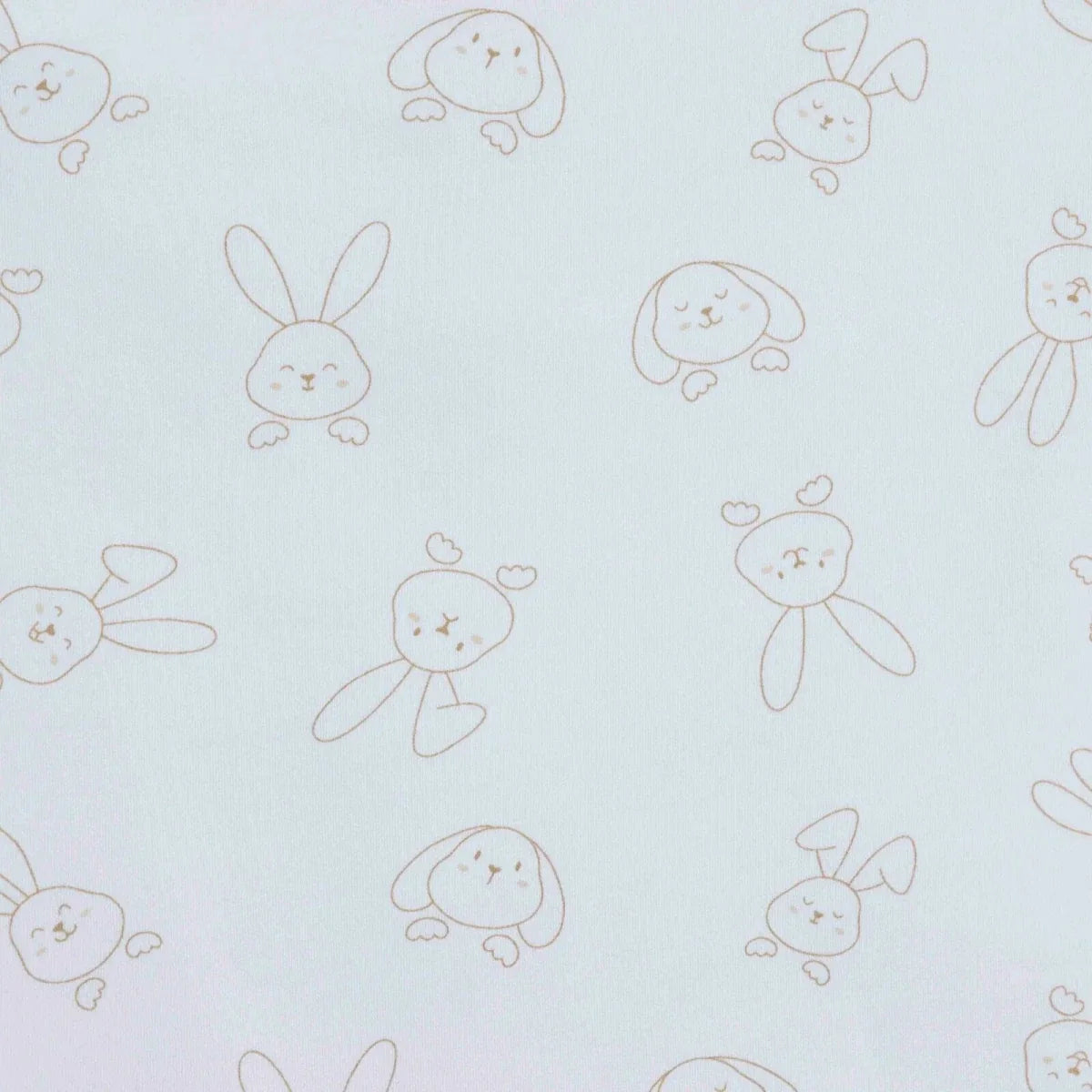 Little Dreams Bunny Print Jersey Baby Blanket (80 x 90 cm)