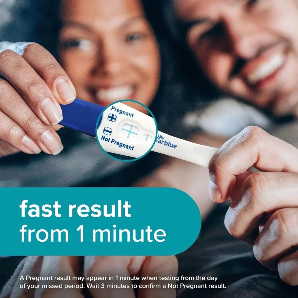 Clearblue Visual Rapid Detection Pregnancy Test Pack of 2